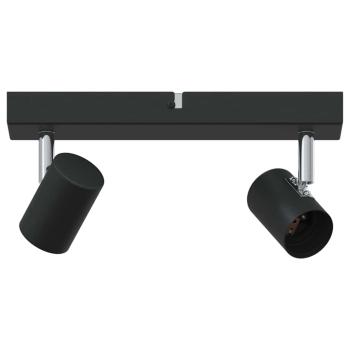 Deckenstrahler 2 Wege verstellbar Schwarz E27