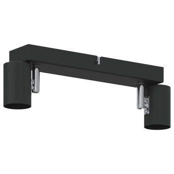 Deckenstrahler 2 Wege verstellbar Schwarz E27