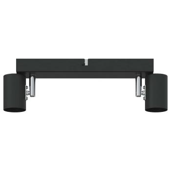Deckenstrahler 2 Wege verstellbar Schwarz E27