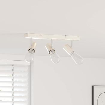 ARDEBO.de - Deckenstrahler 3-Wege Verstellbare Gebürstetes Nickel E27