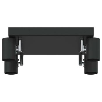 Deckenstrahler 4-Weg verstellbar Schwarz E27