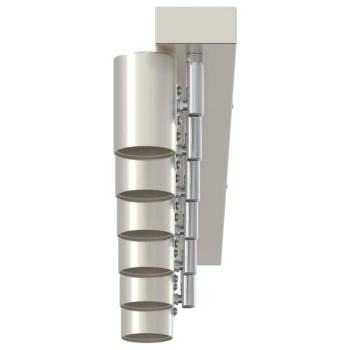 Deckenstrahler 6-fach Verstellbar Gebürstet Nickel E27