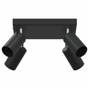 Decken-Spotlight 4-Wege verstellbar Schwarz GU10