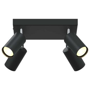 Decken-Spotlight 4-Wege verstellbar Schwarz GU10