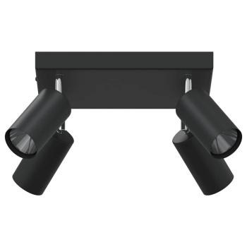 Decken-Spotlight 4-Wege verstellbar Schwarz GU10