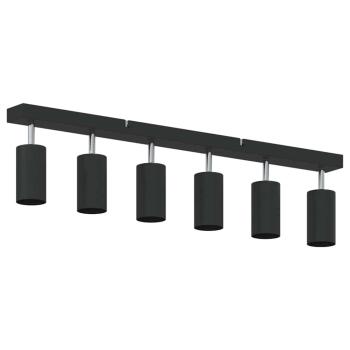 Deckenstrahler mit Strahlern Schwarz 73 x 6 x 16 cm Metall