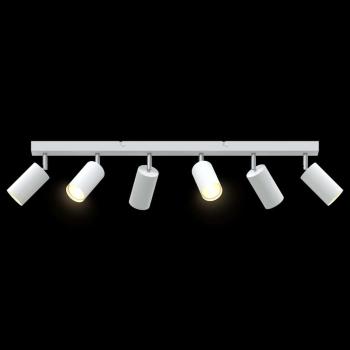 Deckenstrahler 6-Wege verstellbar Weiß GU10