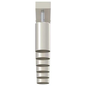 Deckenstrahler 6-fach verstellbar Gebürstetes Nickel GU10