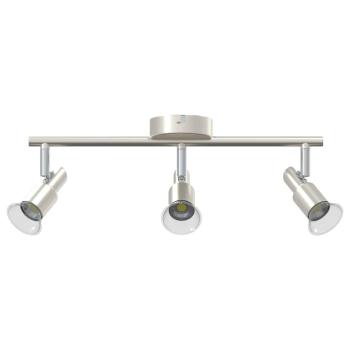 Decken-Spotlight 3 Wege Verstellbar Gebürstetes Nickel GU10