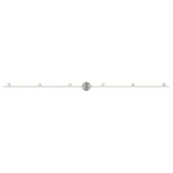 Deckenstrahler 6-fach verstellbar Gebürstetes Nickel GU10