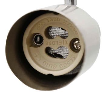 Deckenstrahler 6-fach verstellbar Gebürstetes Nickel GU10