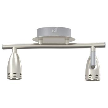 Decken-Spotlight 2 Wege verstellbar Matt Nickel GU10