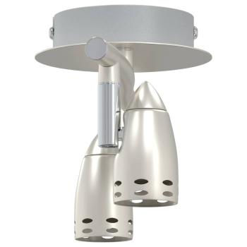 Decken-Spotlight 2 Wege verstellbar Matt Nickel GU10