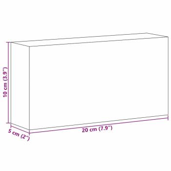 Salzsteine 10 Stück 20x10x5 cm 23 kg Rosa