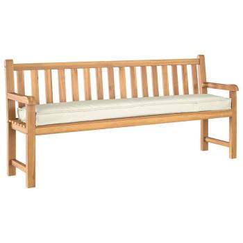 Palettencushion für Bank Creme 180x40x8 cm Oxford-Stoff