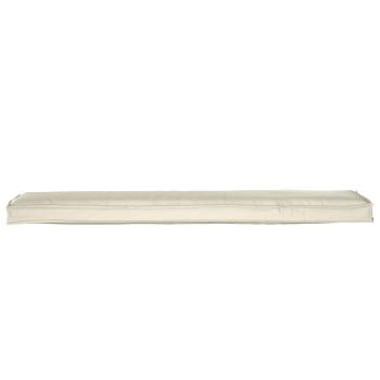 Palettencushion für Bank Creme 180x40x8 cm Oxford-Stoff