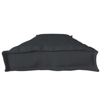 ARDEBO.de - Palettenkissen für Bank Schwarz 180x40x8 cm Oxford Stoff