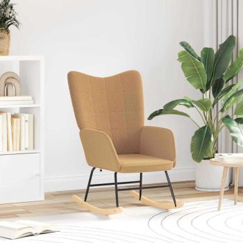 ARDEBO.de - Entspannungsstuhl Beige Lockiges Wollähnliches Material