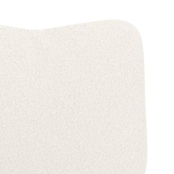 Entspannungsstuhl Creme Curly Wolle-ähnlicher Stoff