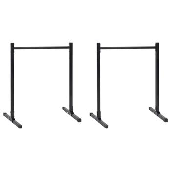 ARDEBO.de - Dip Stations 2 Stück Höhenverstellbar 88.5/98.5 cm Stahl