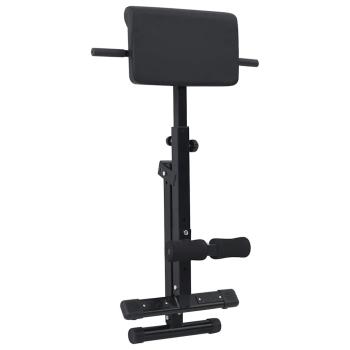 Hyperextensionsbank 120 kg faltbar und verstellbar aus Stahl