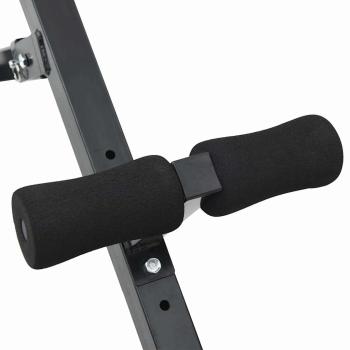 Hyperextensionsbank 120 kg faltbar und verstellbar aus Stahl