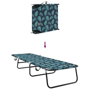 Faltbare Sonnenliege Tragbares Blattmuster 600D Oxford Gewebe