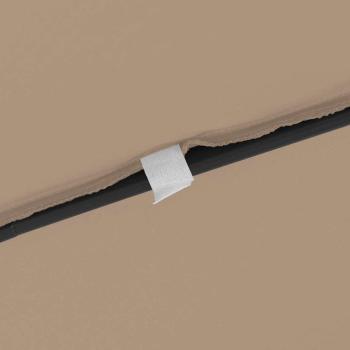 quadratischer Gartenmarkise 295x245 cm Taupe