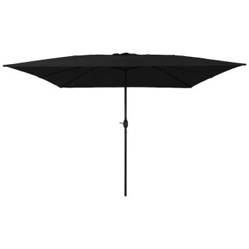 ARDEBO.de - Quadrat Gartenparasol 295x245 cm Schwarz