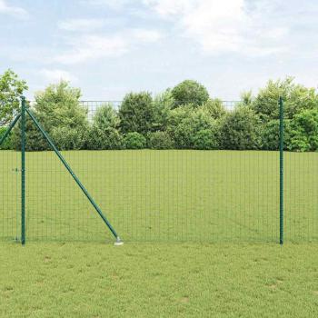 ARDEBO.de - Sichtschutzpfosten mit Spike 13 Stück Ø32 mm 170 cm Galvanisiertes Stahl