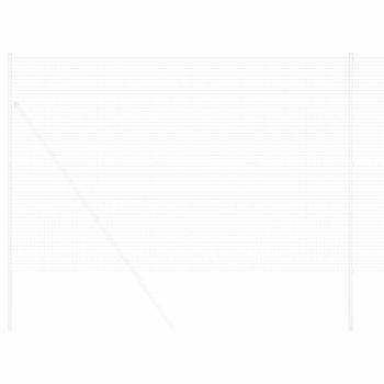 Geschweißter Drahtzaun 1.6x10 m Verzinkter Stahl