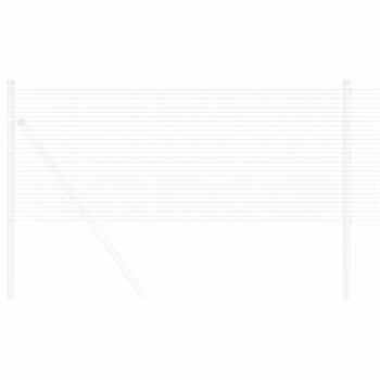 Geschweißter Drahtzaun 1,2x25 m Verzinkter Stahl