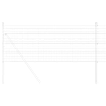 Geschweißter Drahtzaun 0,5x100 m Heißverzinkter Stahl