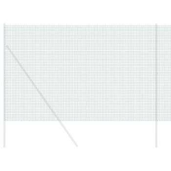 Geschweißter Drahtzaun Grün 1,6x10 m Stahl