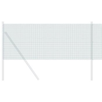 Geschweißter Drahtzaun Grün 0,6x25 m Stahl