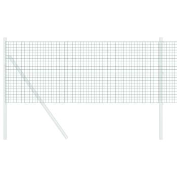 Schweißdrahtzaun Grün 0.8x25 m Stahl
