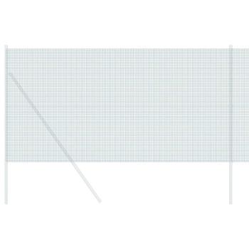 Geschweißter Drahtzaun Grün 1,4x25 m Stahl