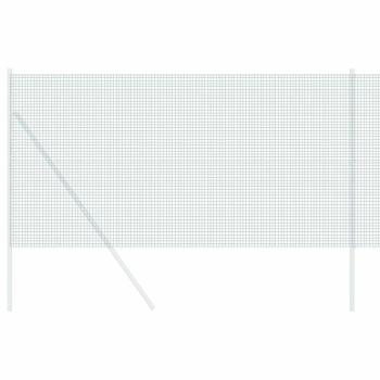 Geschweißter Drahtzaun Grün 1,4x25 m Stahl