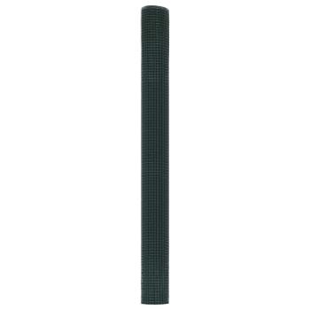 Geschweißter Drahtzaun Grün 1,6x25 m Stahl
