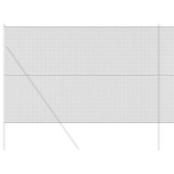 Schweißdrahtzaun Grau 1,6x25 m Stahl