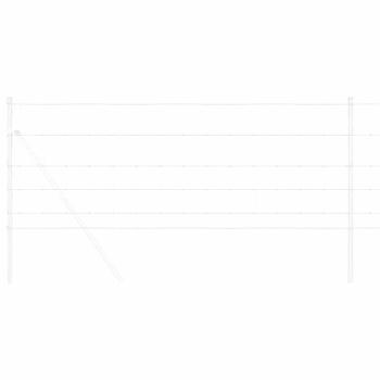 Feldzaun 0,8x25 m Verzinkter Stahl