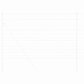 Feldzaun 1,5x25 m Galvanisierter Stahl