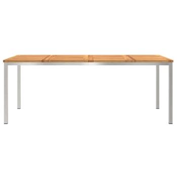 Esstisch für draußen 200x90x74,5 cm Solid Wood Akazie