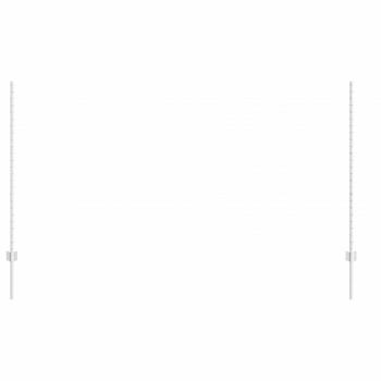 ARDEBO.de - Zaunpfosten 10 Stk U-Form 140 cm verzinkter Stahl