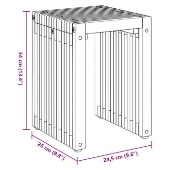 Garten Nest von Beistelltischen 3 Stück Massivholz Teak