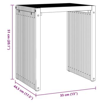 Garten Nest von Beistelltischen 3 Stück Massivholz Teak