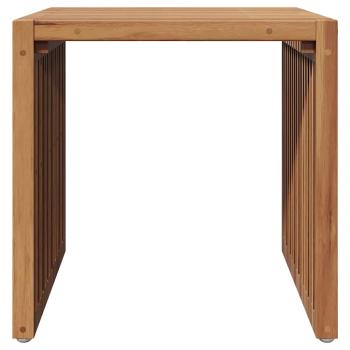 Garten Beistelltisch 45x42,5x45 cm Massivholz Teak