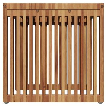 Garten Beistelltisch 45x42,5x45 cm Massivholz Teak