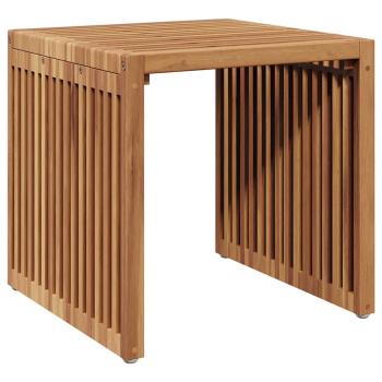 Garten Beistelltisch 45x42,5x45 cm Massivholz Teak