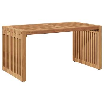 Gartenbeistelltisch 70x37.5x35.5 cm Massivholz Teak
